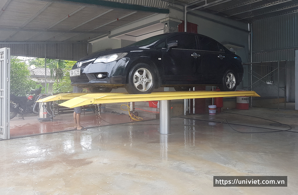 cầu nâng 1 trụ rửa xe senok chất lượng