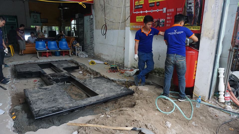 Nhà phân phối cầu nâng 1 trụ rửa xe