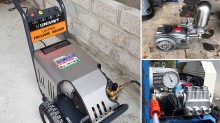 Máy rửa xe Nhật bãi và máy rửa xe Uni Việt – Nên dùng loại nào cho tiệm rửa xe?