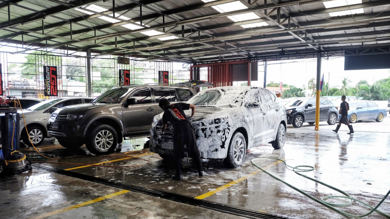 Những thiết bị cần có khi mở trạm rửa xe ô tô, xe máy